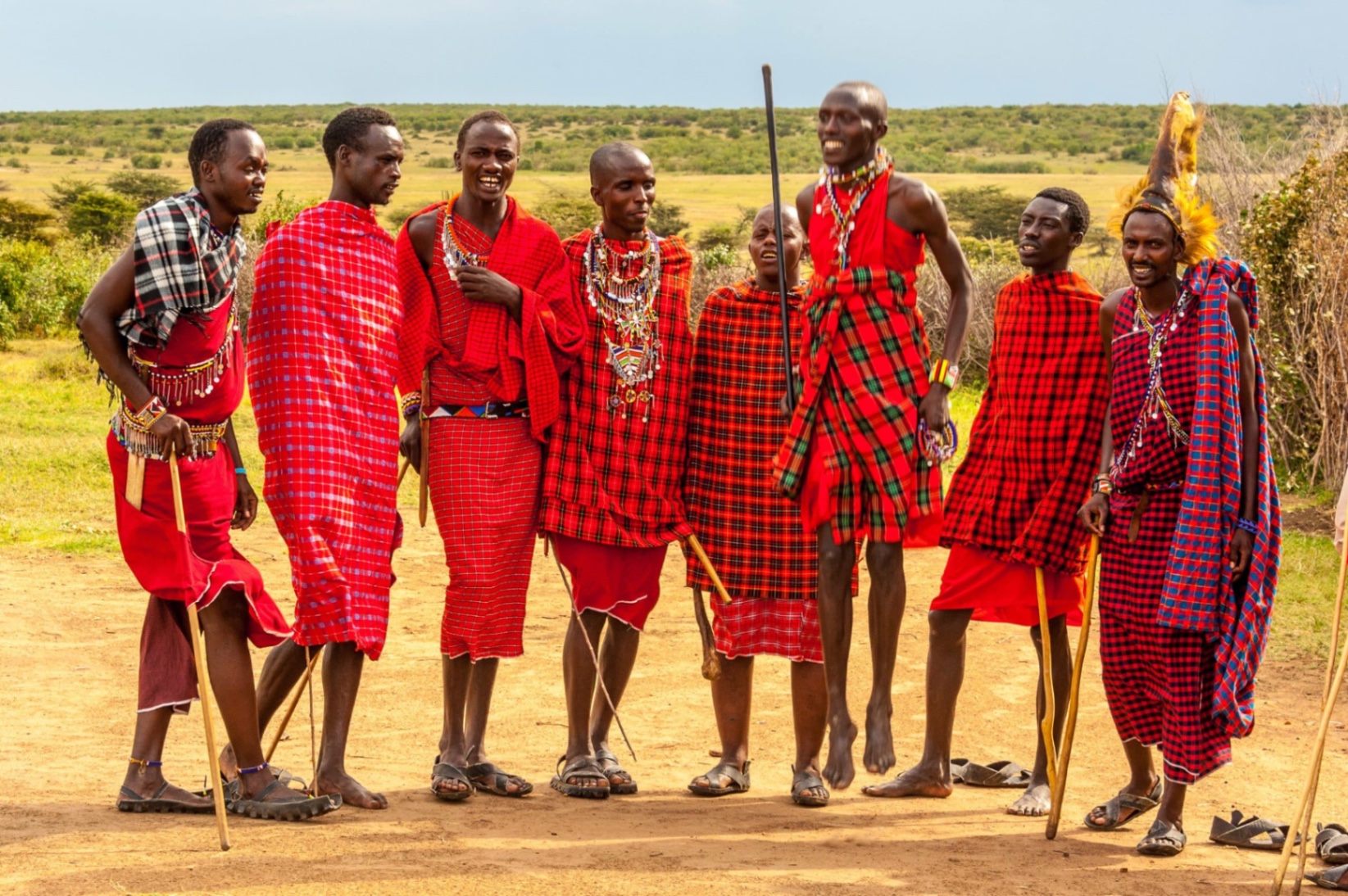Traditional homestead at Bomas of Kenya